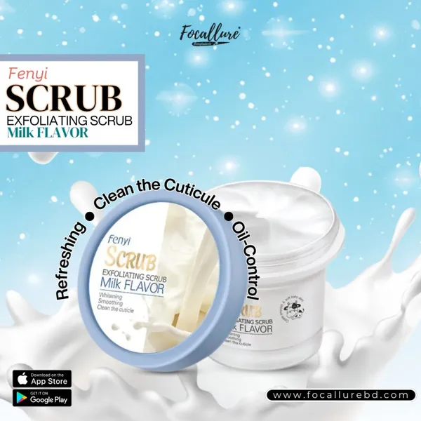 Fenyi   Exfoliating Body Scrub Milk Flavour-100 ml