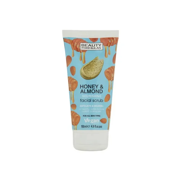 Beauty Formulas Nourishing Honey & Almond Facial Scrub - 150ml
