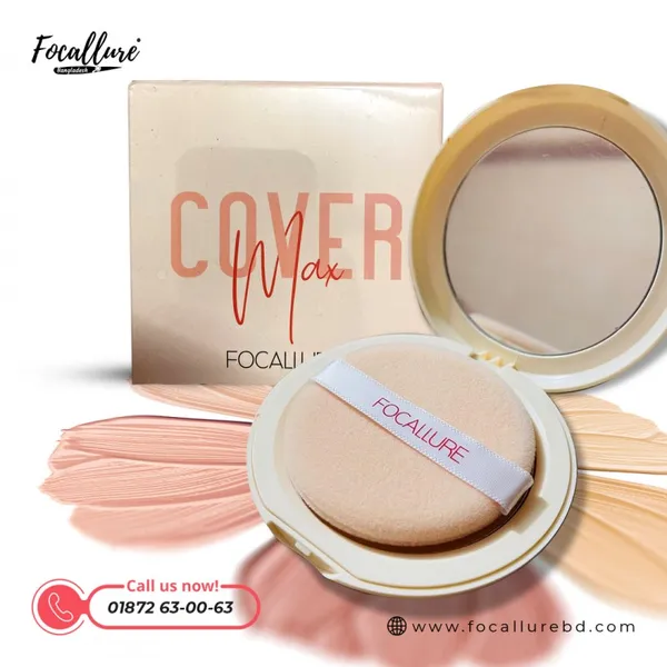 Focallure Covermax 2 Way Cake Face Powder FA155