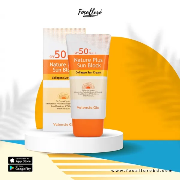 Valencia Gio Nature Plus Sun Block Cream SPF 50+ - (70ml)