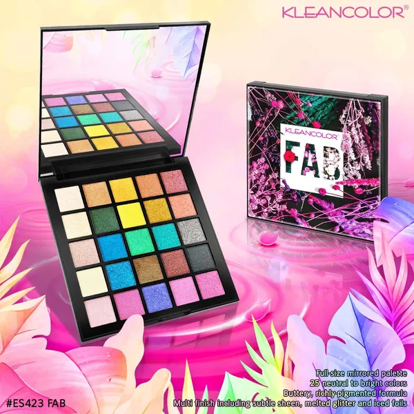 KLEANCOLOR FAB 25 Color Eyeshadow Palette