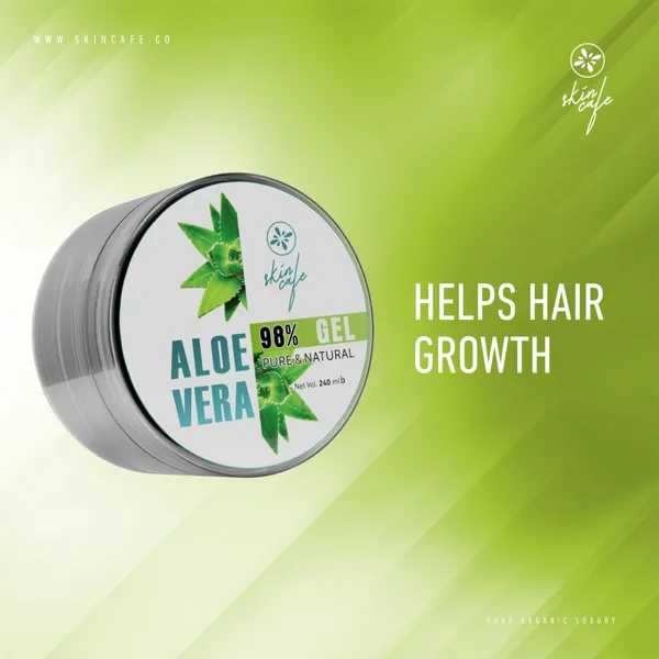 Skin Cafe – 98% Pure Natural Aloe Vera Gel - 240ml