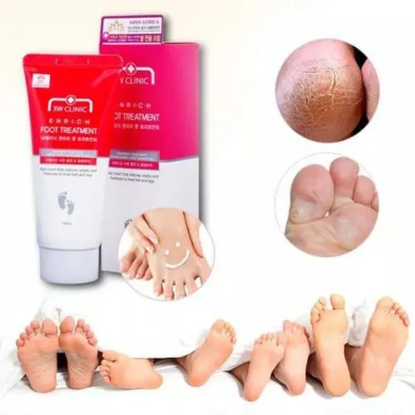 3W CLINIC Enrich Foot Treatment Cream - 100ml