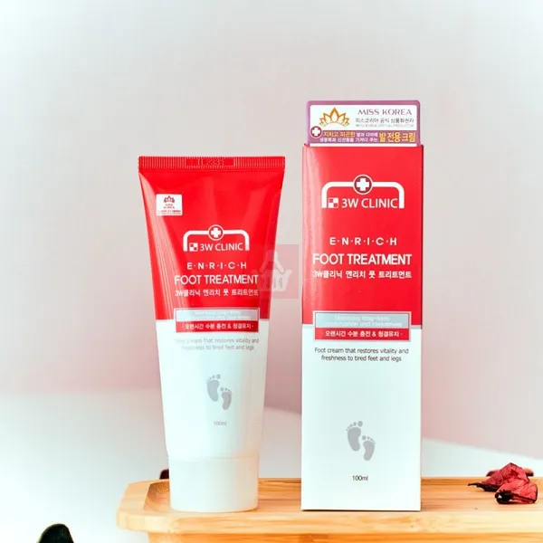 3W CLINIC Enrich Foot Treatment Cream - 100ml