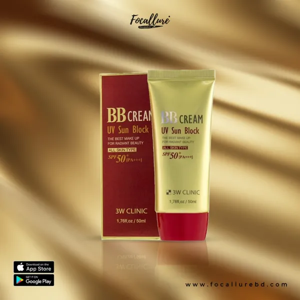 3W Clinic UV Sun Block BB Cream SPF50 PA+++