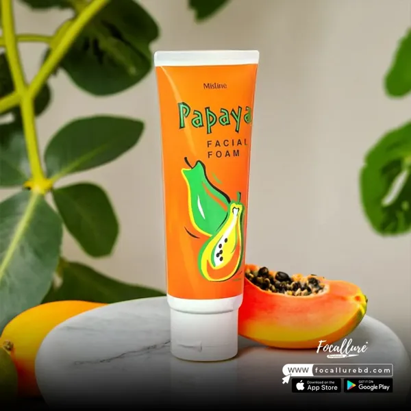 MISTINE PAPAYA FACIAL FOAM -100gm