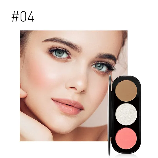FOCALLURE Blush & Highlighter Palette-FA26