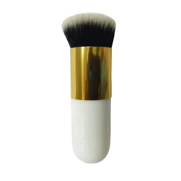 Laddu Single Round Makeup Brush White