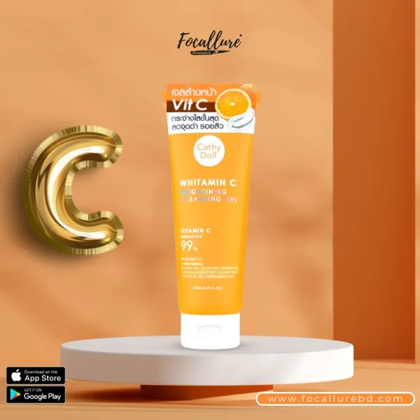 CATHY DOLL WHITAMIN C BRIGHTENING CLEANSING GEL - 120ML