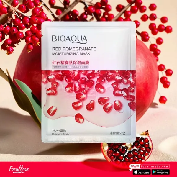 Bioaqua Red Pomegranate Moisturizing Mask-25gm