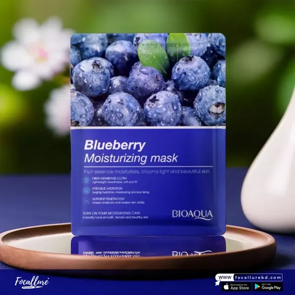 BIOAQUA BLUEBERRY MOISTURIZING MASK-25GM