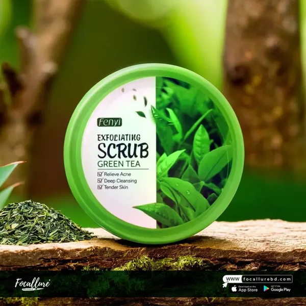 Fenyi Exfoliating Green Tea Scrub - 100g