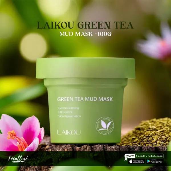 LAIKOU Green Tea Mud Mask -100g