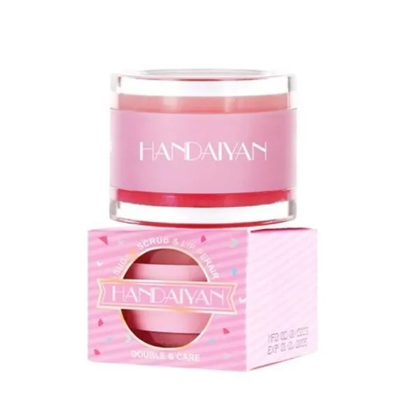HANDAIYAN  2 In 1 Sugar Scrub & Lip Repair Balm