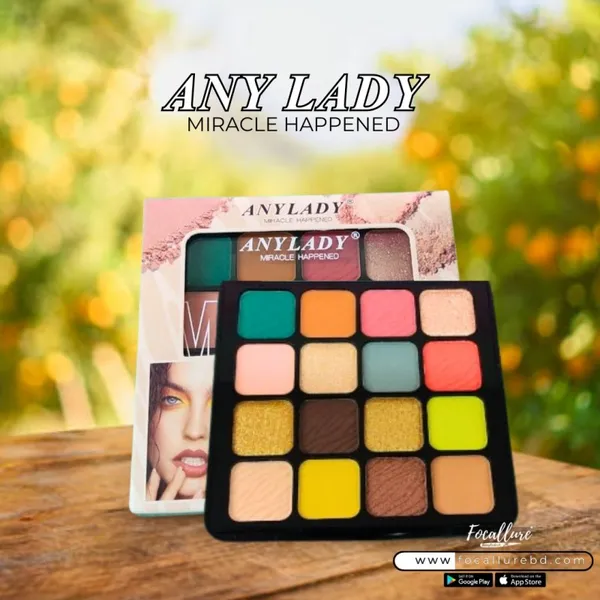 ANYLADY Miracle Paradise Shock 16 Colors Eyeshadow Palette