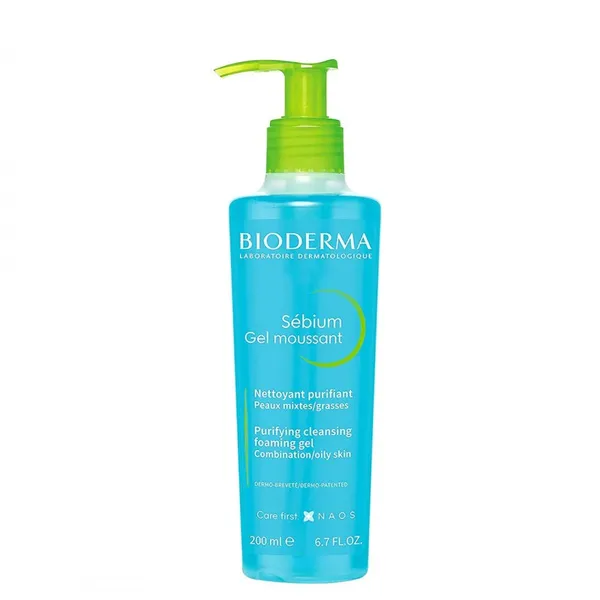 BIODERMA Sebium Gel Moussant Purifying Cleansing Foaming Gel - 200ml