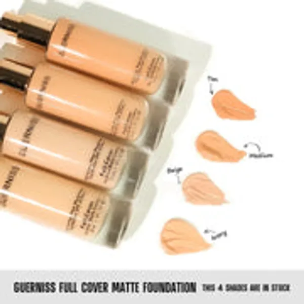 Guerniss Full Cover Matte Foundation (30ml)