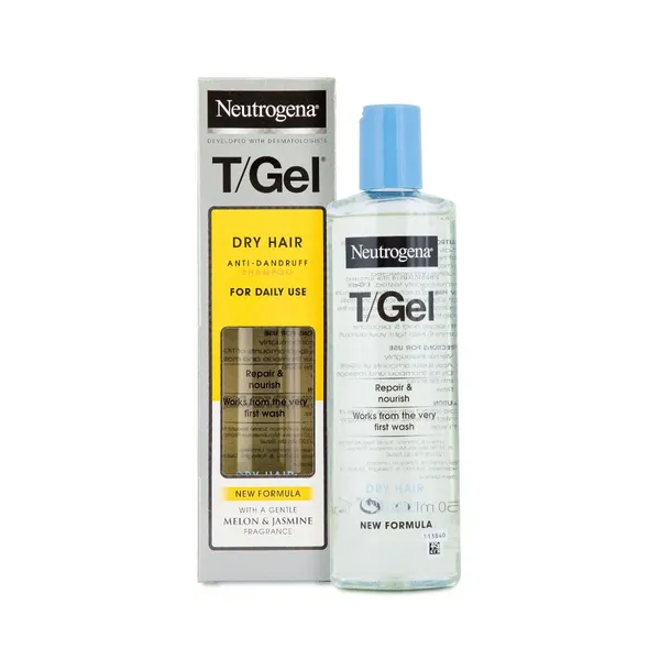 Neutrogena - T/Gel Anti Dandruff Dry Hair Shampoo - 250ml
