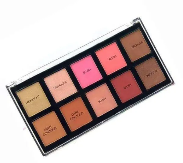 Chanlanya Blush Highlighter Contour Palette