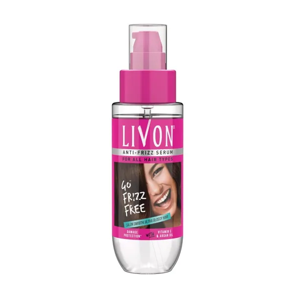 Livon Anti Frizz Serum for All Hair Types - 45ml