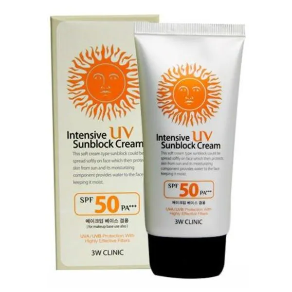 3W Clinic Intensive UV Sunblock Cream SPF50++PA - (70ml)