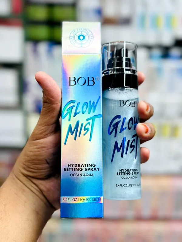 BOB Glow Mist Hydrating Setting Spray Ocean Aqua - 100ml