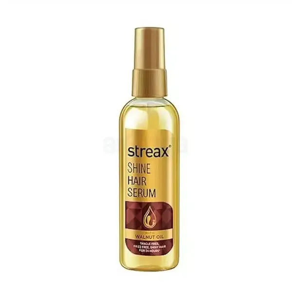 Streax Shine Hair Serum Vitalized with Walnut Oil