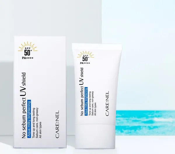 CARE:NEL No Sebum Perfect UV Shield SPF50+ PA++++ -50ml