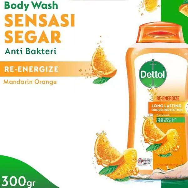 Dettol Anti-Bacterial Body Wash Re-Energize - 300ml