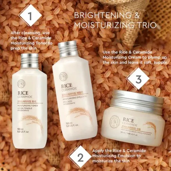 The Face Shop Rice Ceramide Moisturizing Emulsion - 150ml