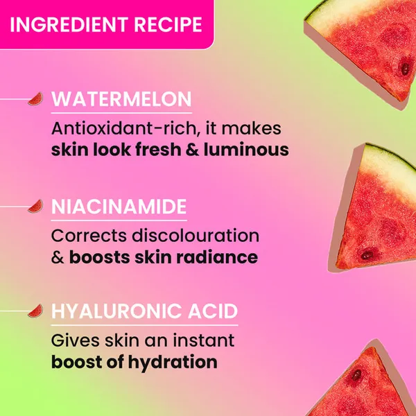 Dot & Key Watermelon Fresh In - The - Spotlight Strobe Cream (Moisturizer + Highlighter) Watermelon - Natural Glam 30ml