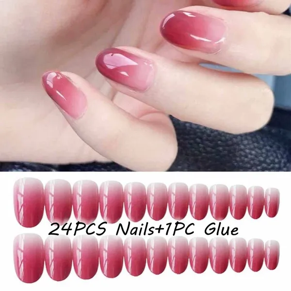 24 Pcs Fast Nail Exquisite Series  False Nail