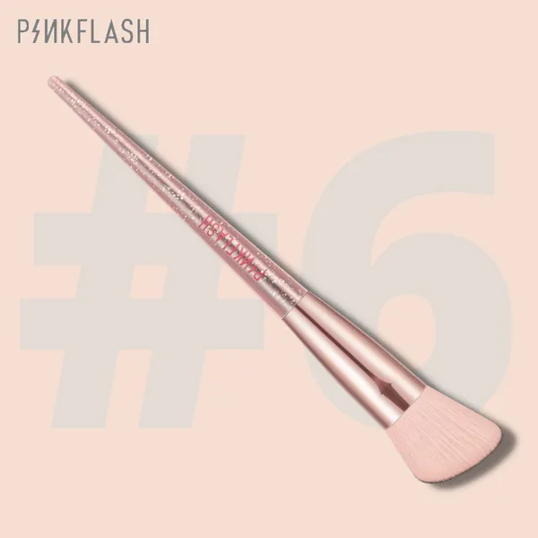 Pink Flash Oblique Contour Brush#6-T04