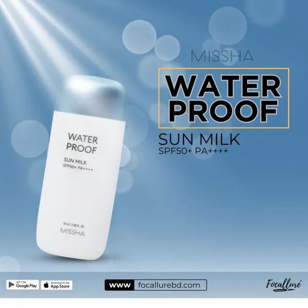 Missha All Around Safe Block Waterproof Sun Milk SPF50+/PA+++