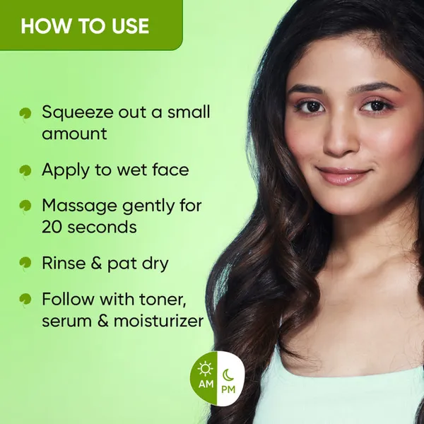 Dot & Key Cica Calming Blemish Clearing Salicylic acid + green tea Face Wash - 15ml