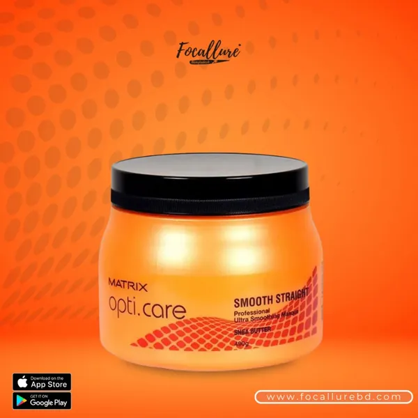 Matrix Opti Care Smooth Straight Smoothing Mask Shea Butter - 490g