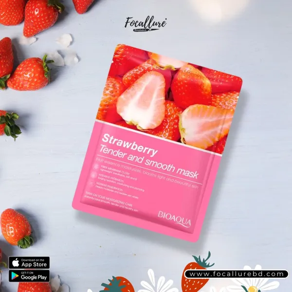 BIOAQUA Strawberry Tender and Smooth Mask (25G)