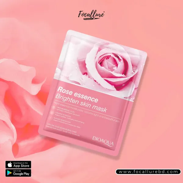 BIOAQUA Rose Essence Brighten Skin Mask (25G)