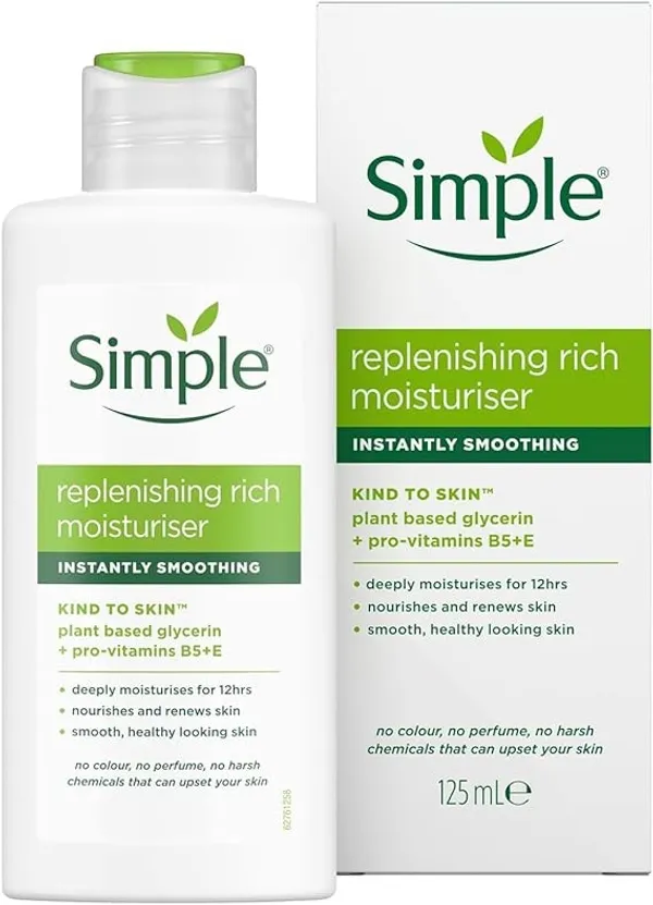 Simple Kind To Skin Replenishing Rich Moisturiser - 125ml