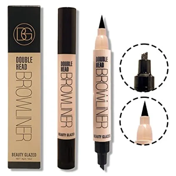 Beauty Glazed 2 in 1 Double Head Brow +Liner