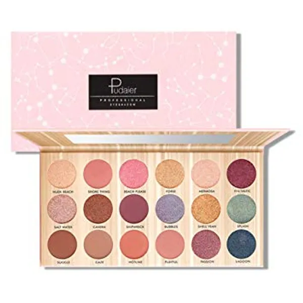 Pudaier Hidden Gem 18 Color Eyeshadow Palette