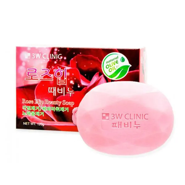 3W Clinic Rose Hip Beauty Soap