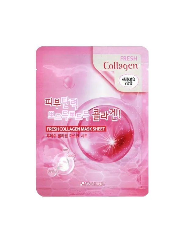 3w clinic fresh collagen mask sheet