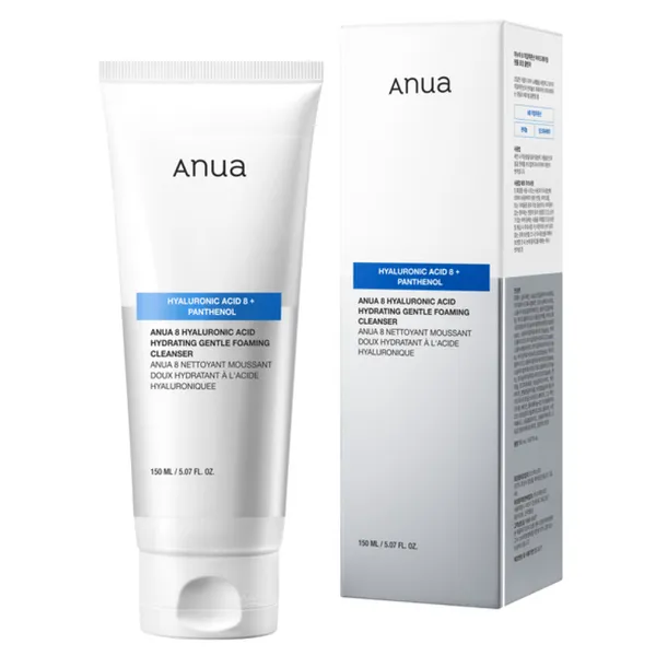 Anua Gentle Hydrating Foaming Cleanser with Hyaluronic Acid - 150 ml