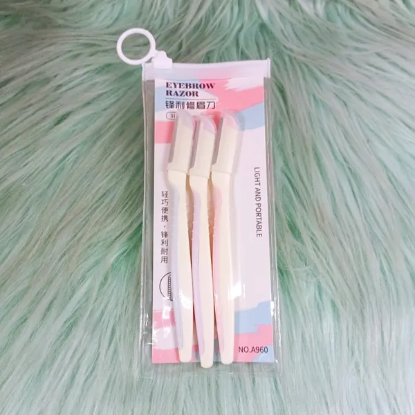 LMLTOP 3in1 Light and Portable Lady Eyebrow Razor NO. A960