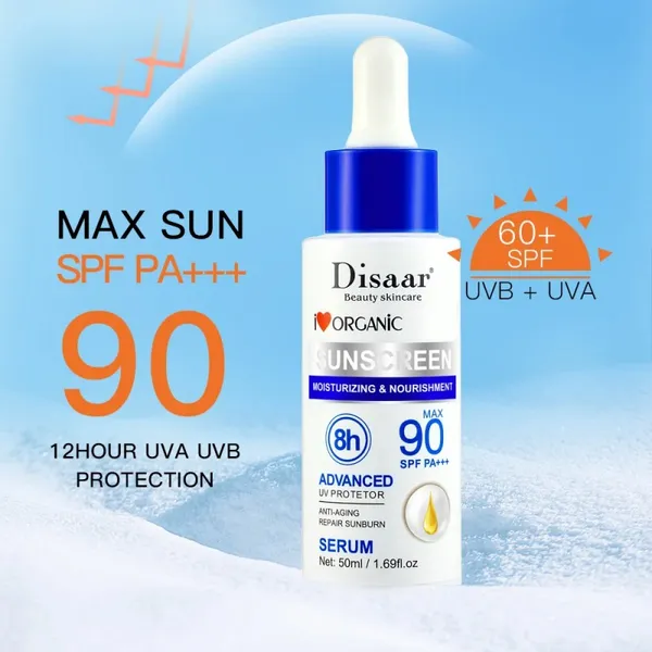 Disaar Moisturizing & Nourishment Sunscreen Serum MAX 90 SPF PA+++ – 50ml