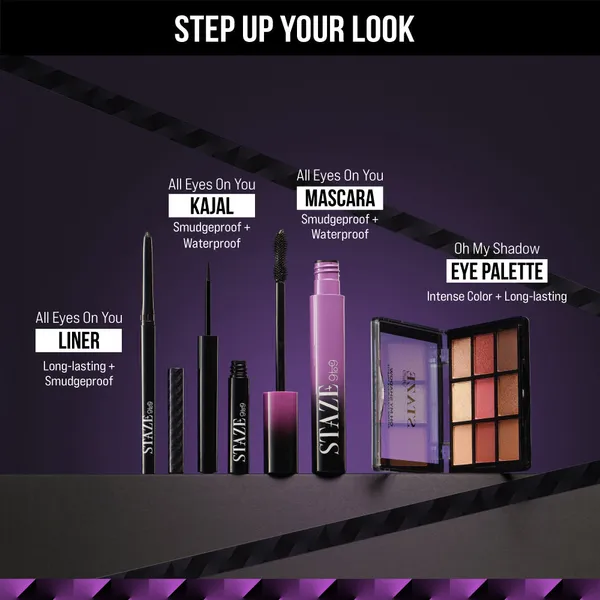 STAZE 9 to 9 ALL EYES ON YOU LINER - 01 BLACKEST BLACK
