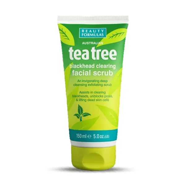 Beauty FormulasTea Tree Blackhead Clearing Facial Scrub 150ml