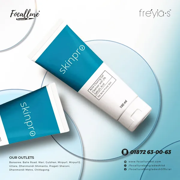 Skinpro Acne Clearing Gel Cleanser For Acne Prone  - 100ml