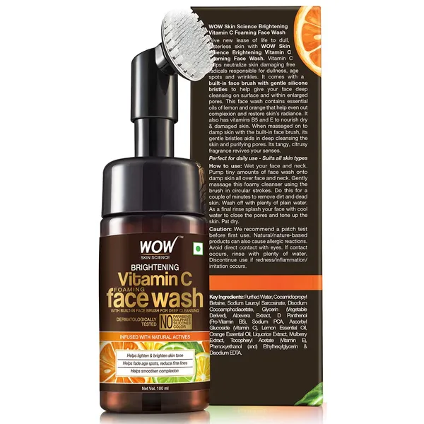 WOW Skin Science Brightening Vitamin C Foaming Face Wash - 150ml